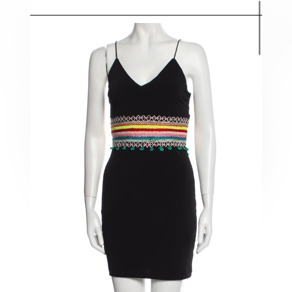 Alice and Olivia beaded mini dress